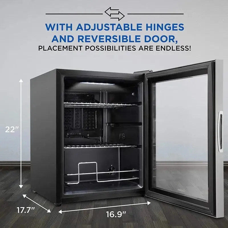 62 Can Freestanding Beverage Refrigerator