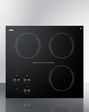 Accucold 22" Wide 230V 3-Burner Radiant Cooktop