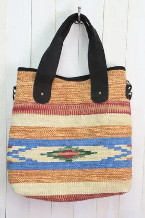 Aztec Kilim Weave Tote Bag