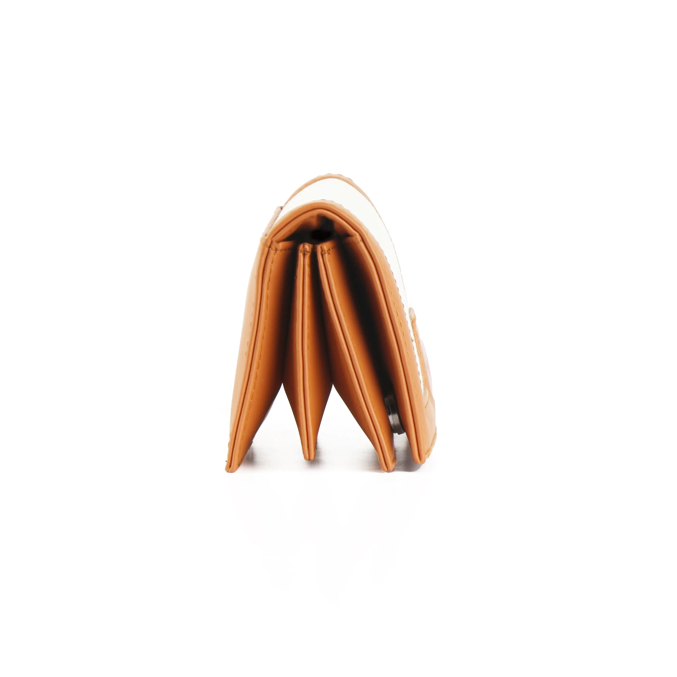 Black Sleek Elegance Fold Wallet in Playful Cat Parade Style