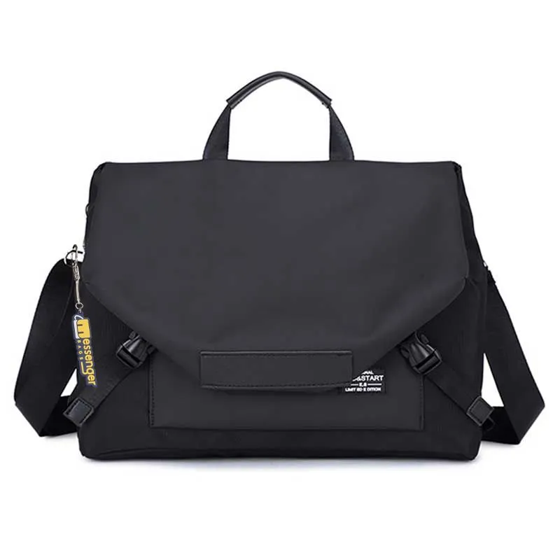 Black Urban Messenger Bag