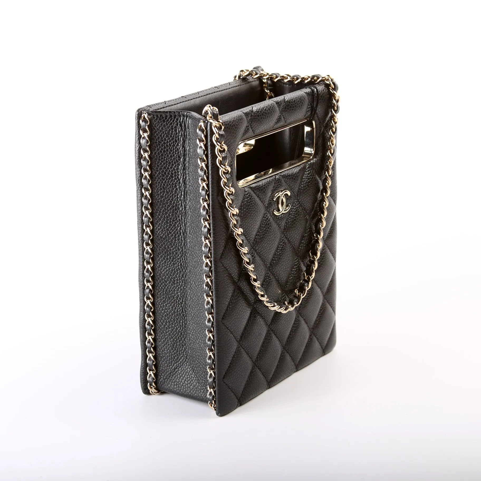 Box Evening Bag Caviar RFID