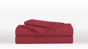 Burgundy Double Size Classic Sheet Set