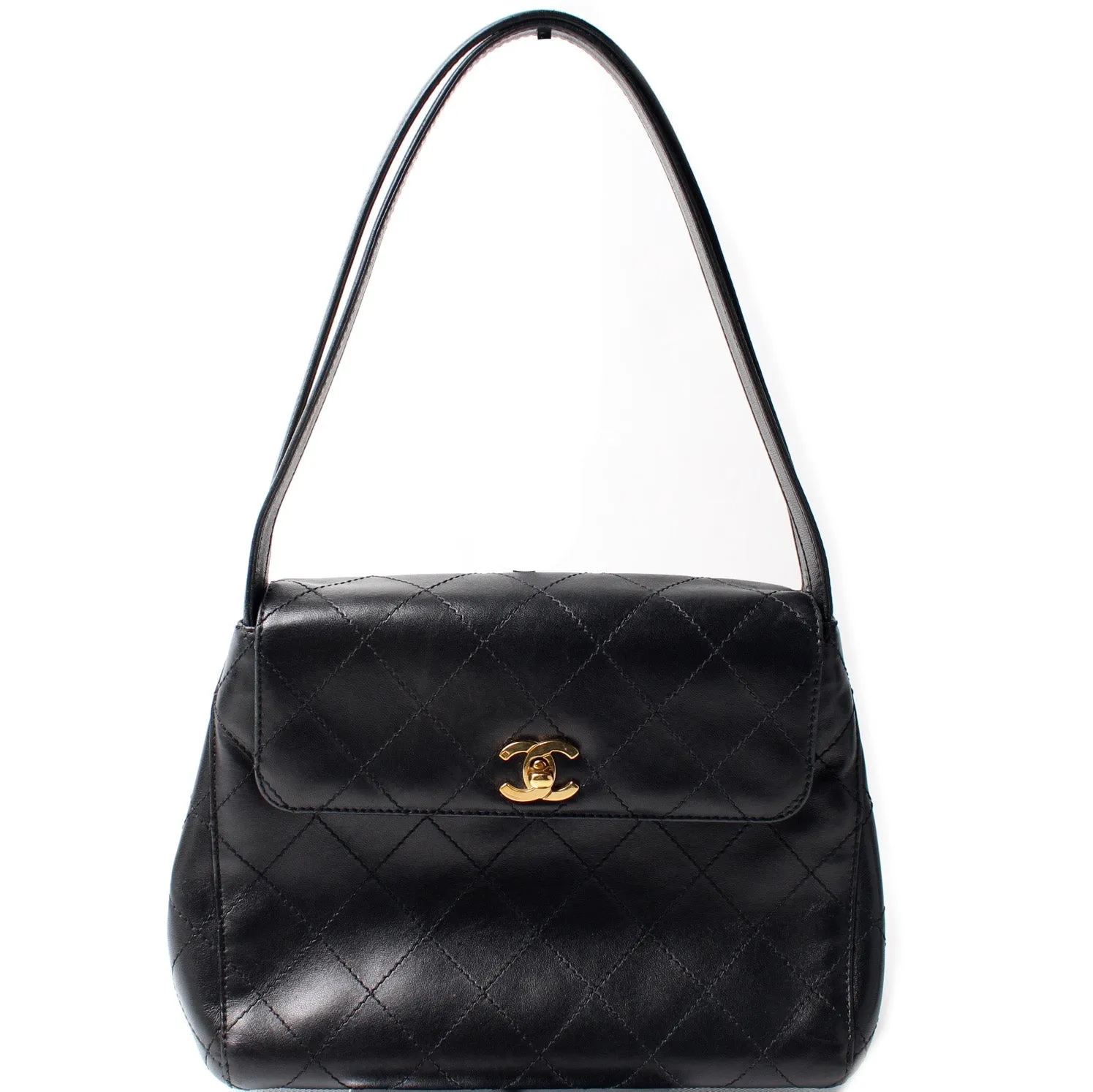 CC Flap Vintage Evening Bag Lambskin