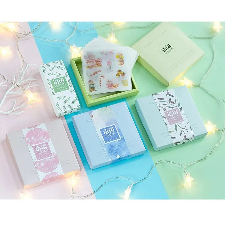 Charming Whimsy- Cute INS Girl Heart & Hand Tent Sticker Set