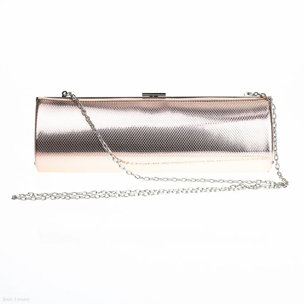 Classic Evening Clutch (Rose Gold)