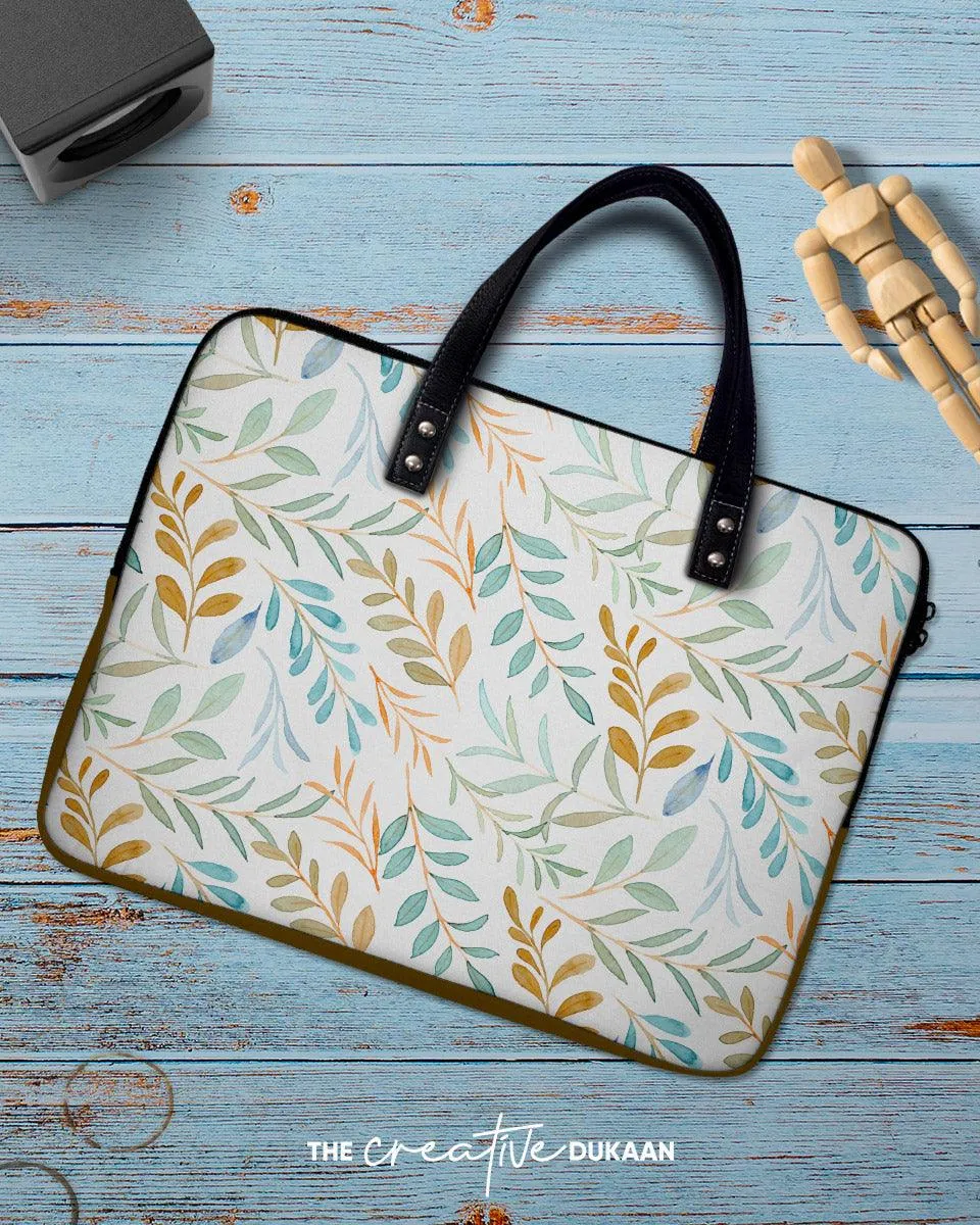 Creative Laptop Sleeve Bag With Hand Drawn Pattern
