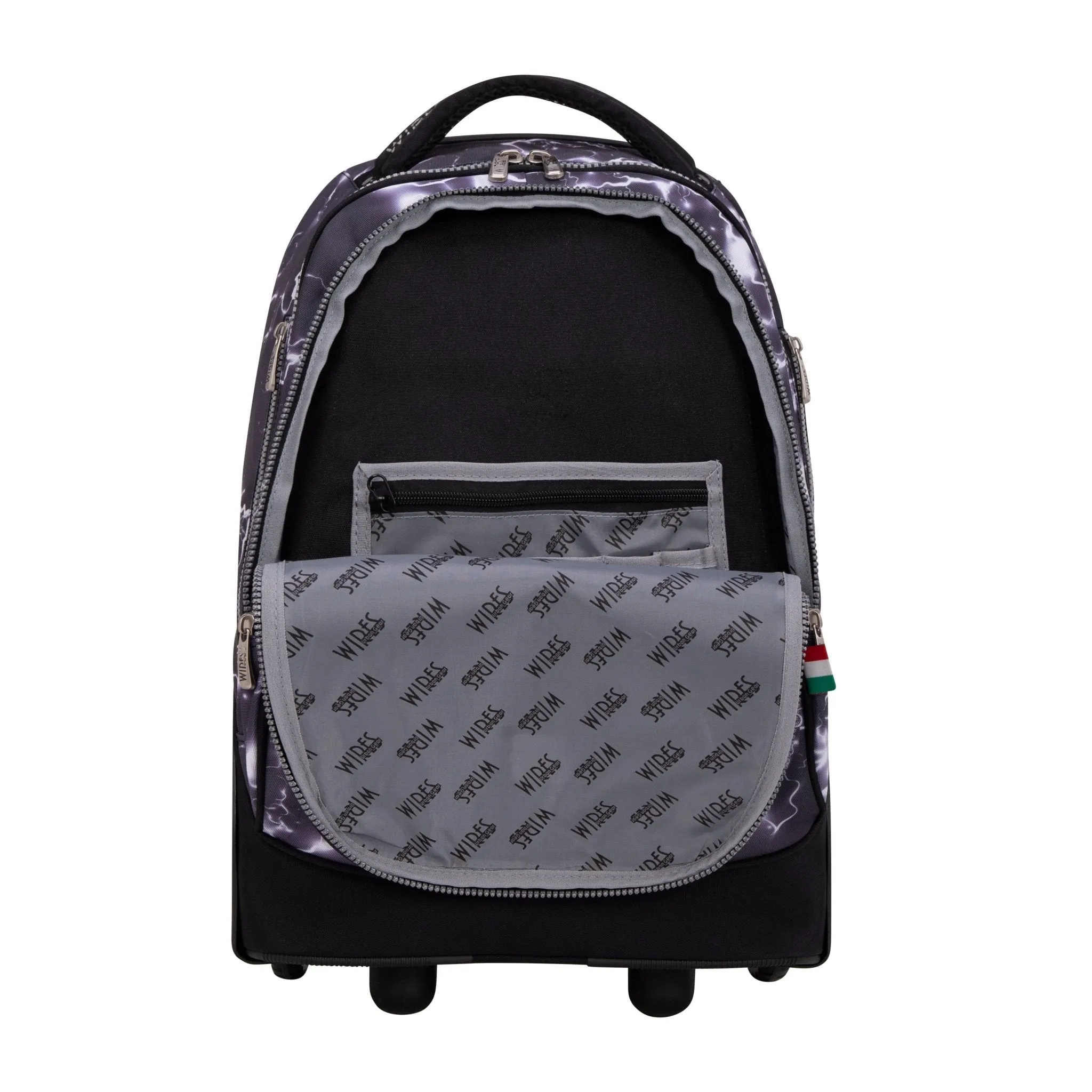 Dark Thunder Big Wheel School Bag Trolley Set of 3 (Lunch Bag & Pencil Case)