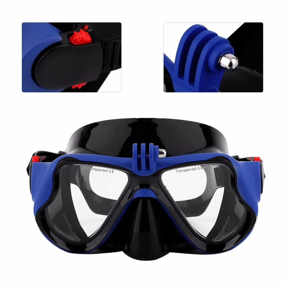 Diving Mask with GoPro Hookup