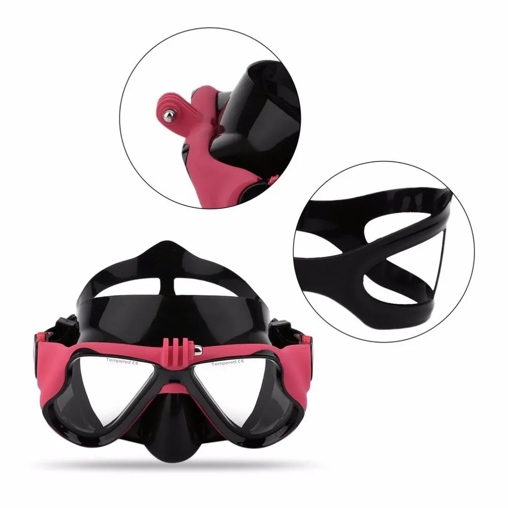 Diving Mask with GoPro Hookup