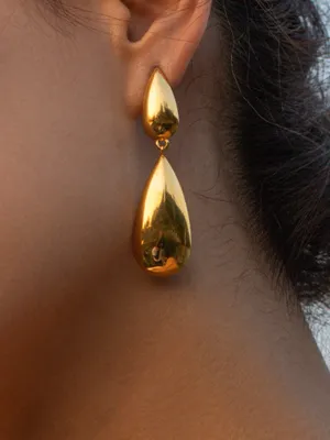 Double Charming Teardrop Earrings
