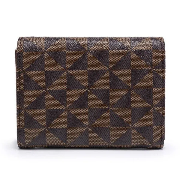 Effortless Access Monogram Womens Tri-fold Wallets