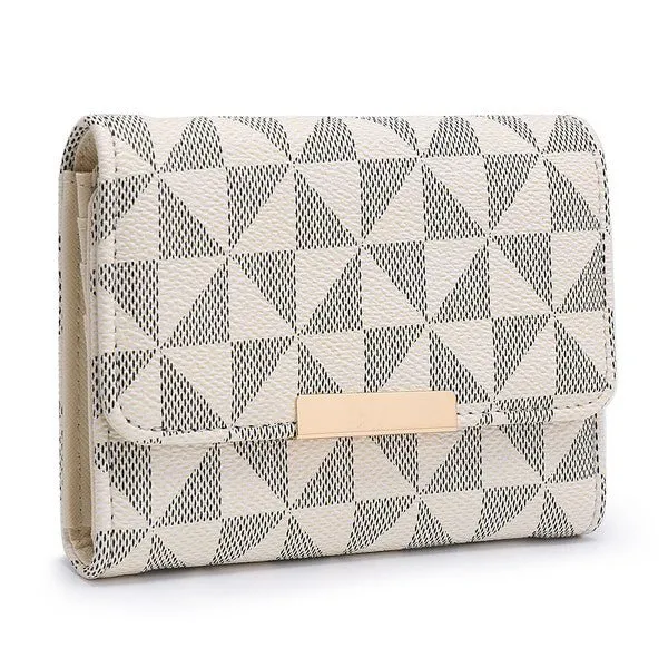 Effortless Access Monogram Womens Tri-fold Wallets