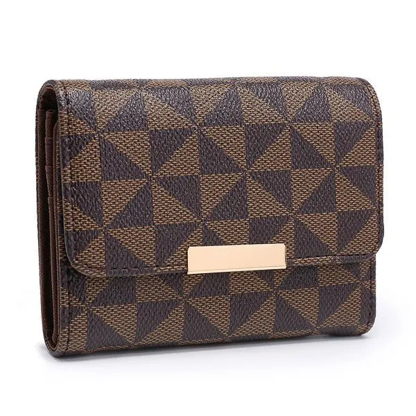 Effortless Access Monogram Womens Tri-fold Wallets