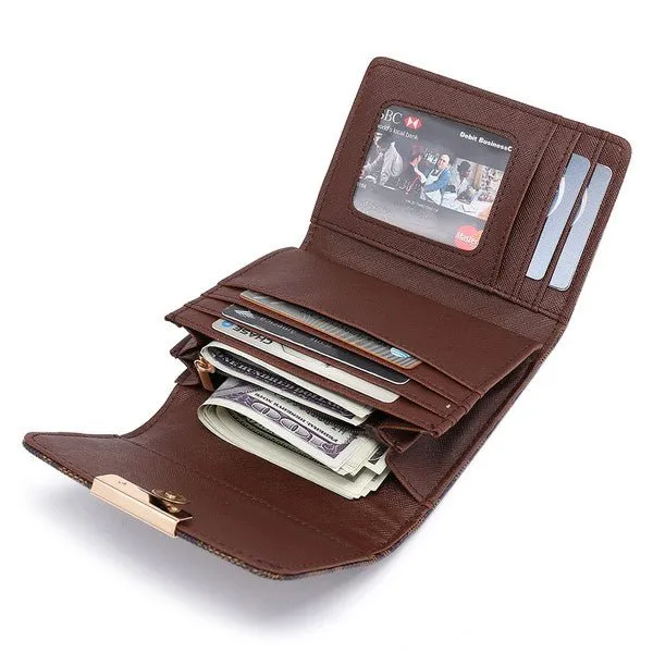 Effortless Access Monogram Womens Tri-fold Wallets