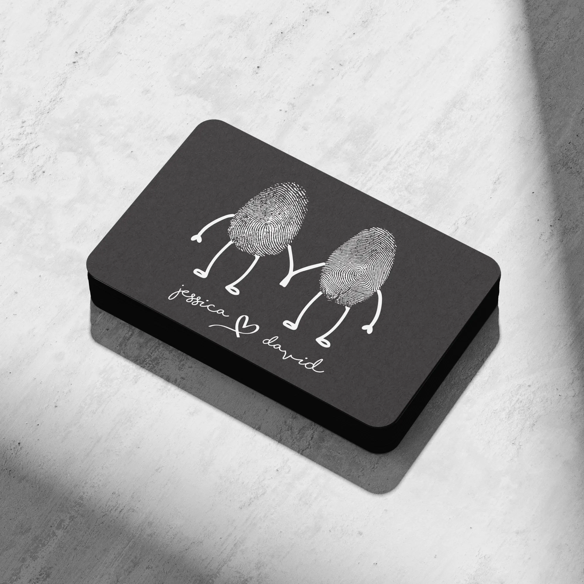 Engraved Metal Business Card KCLC 01