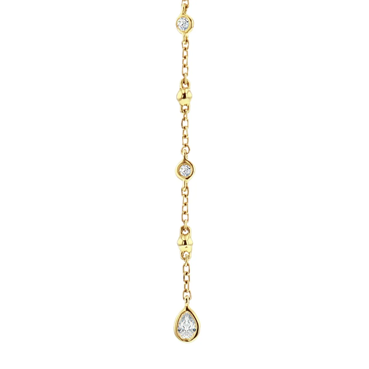 Everyday Diamonds Collection Multi-Cut Diamond Necklace | 9K Yellow Gold