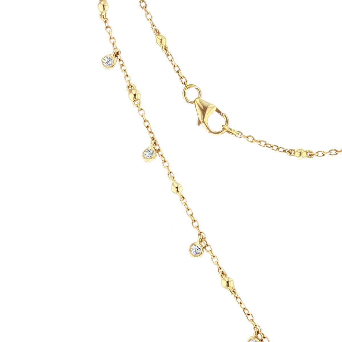 Everyday Diamonds Collection Multi-Cut Diamond Necklace | 9K Yellow Gold