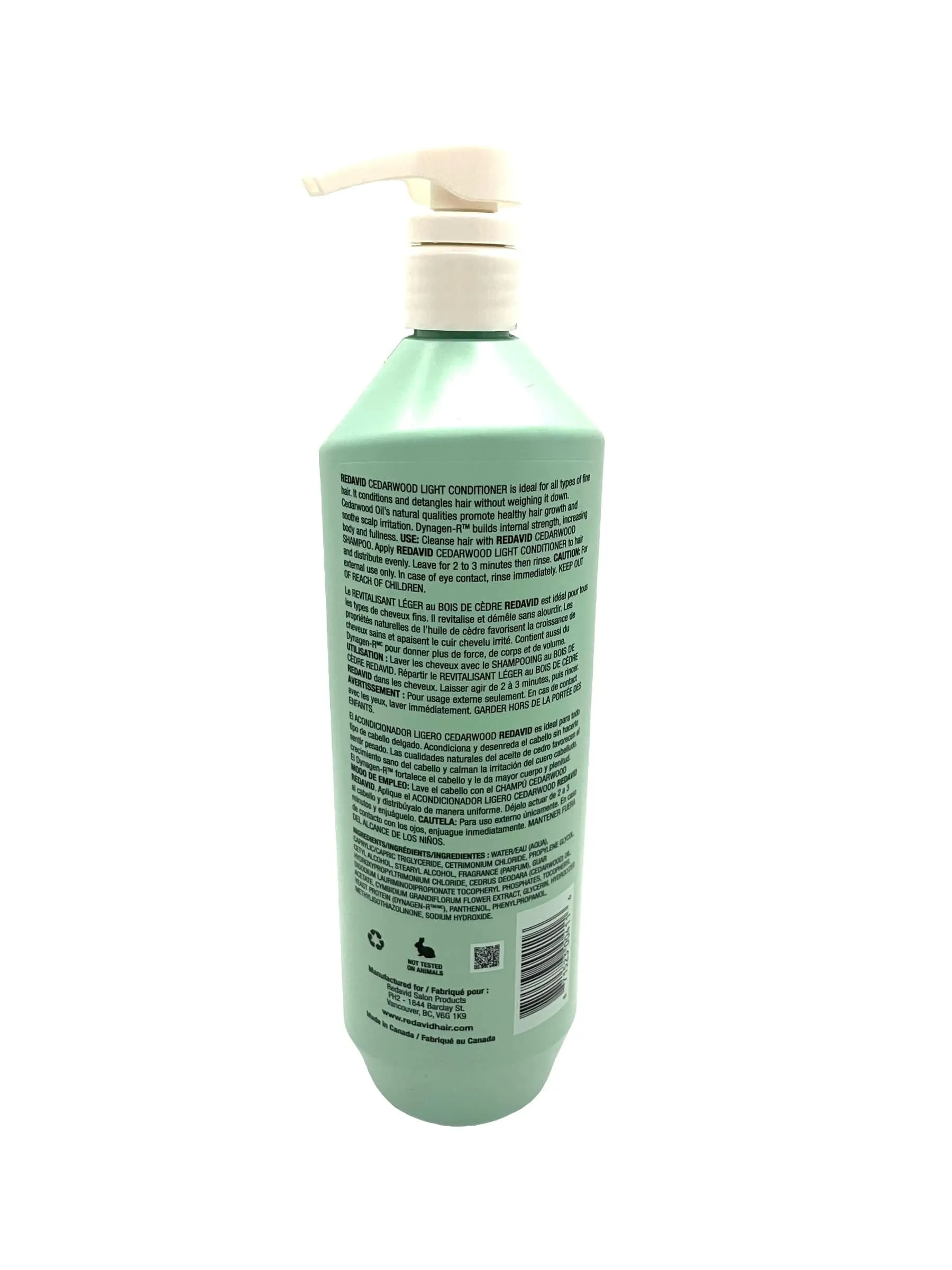 Hair Cedar Wood Redavid Conditioner Lightweight