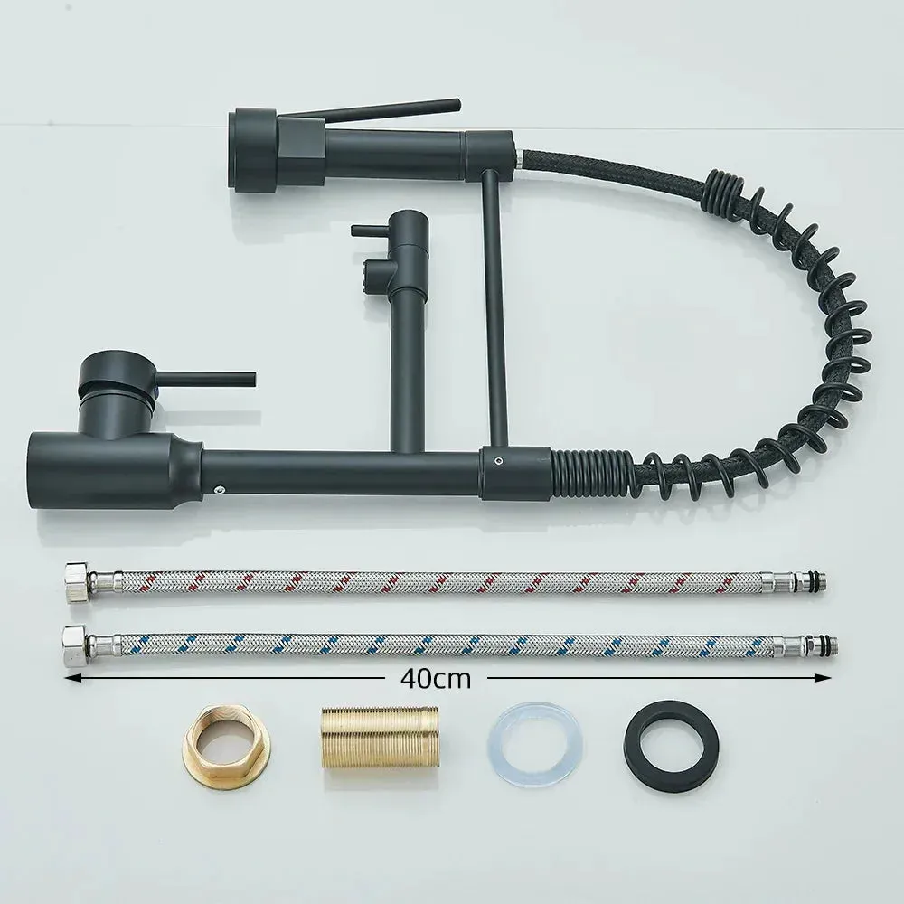 HydroSpout Wasserhahn - Flexibler Doppelauslauf mit zwei Modi und 360° Drehung Wasserhahn