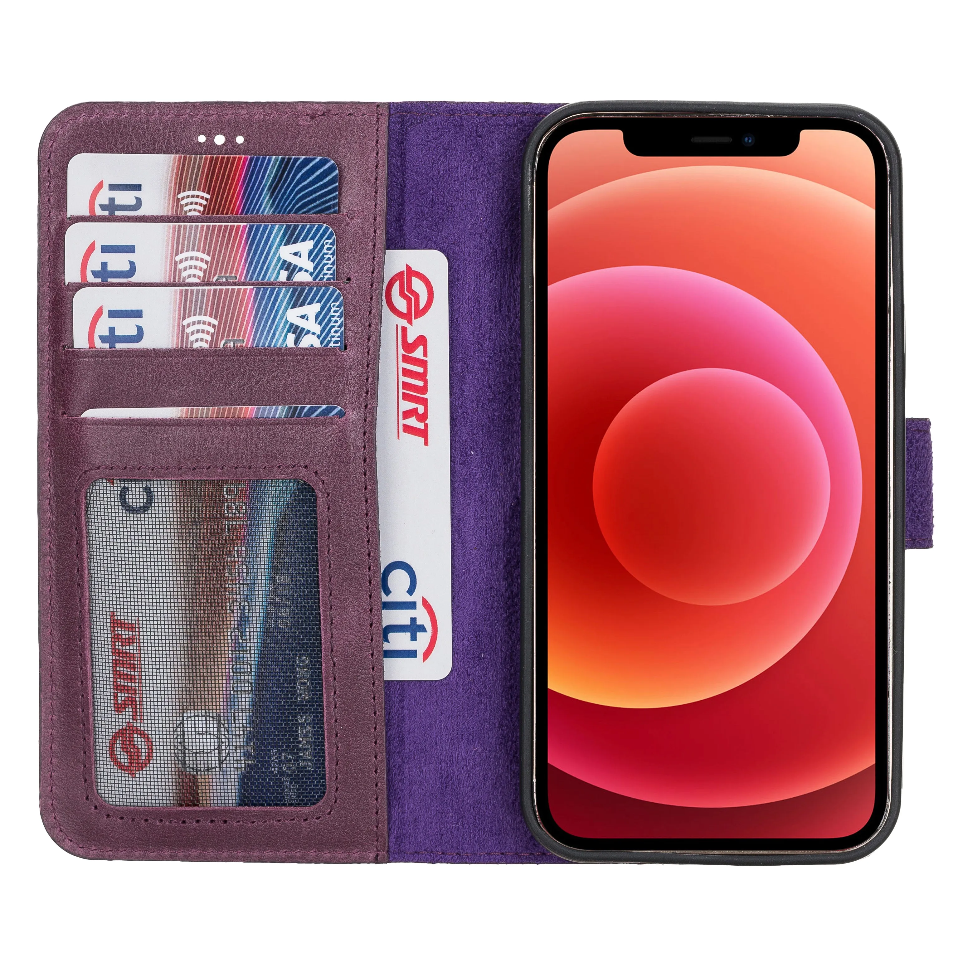 iPhone 12 Leather Wallet Case