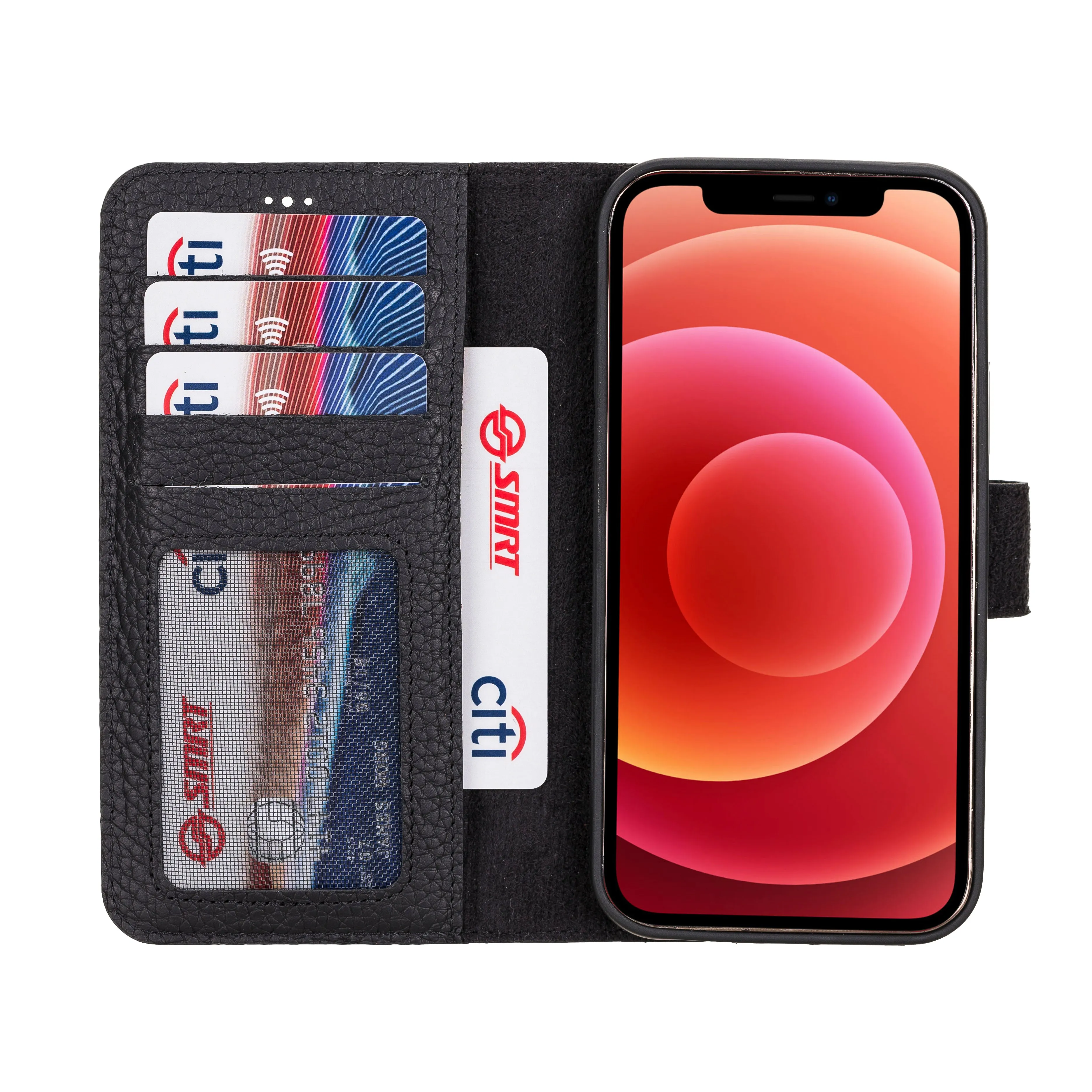 iPhone 12 Leather Wallet Case