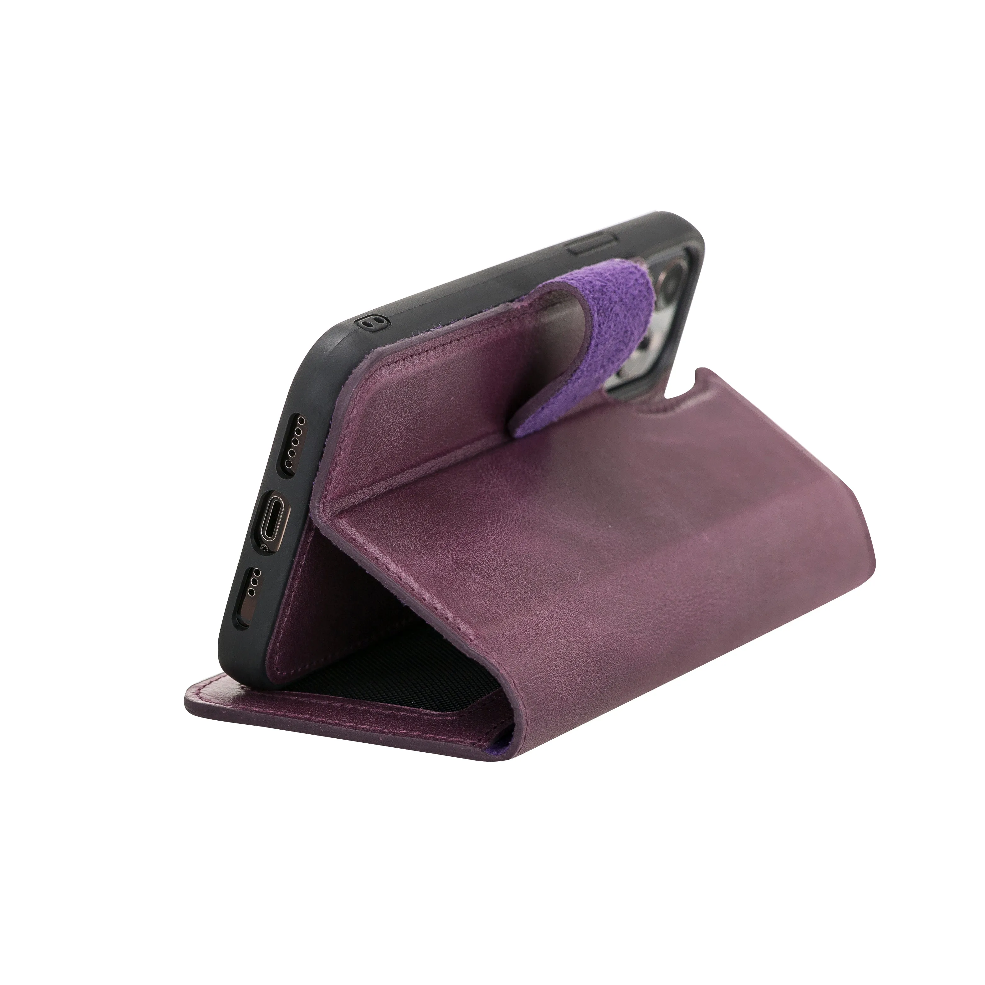 iPhone 12 Leather Wallet Case