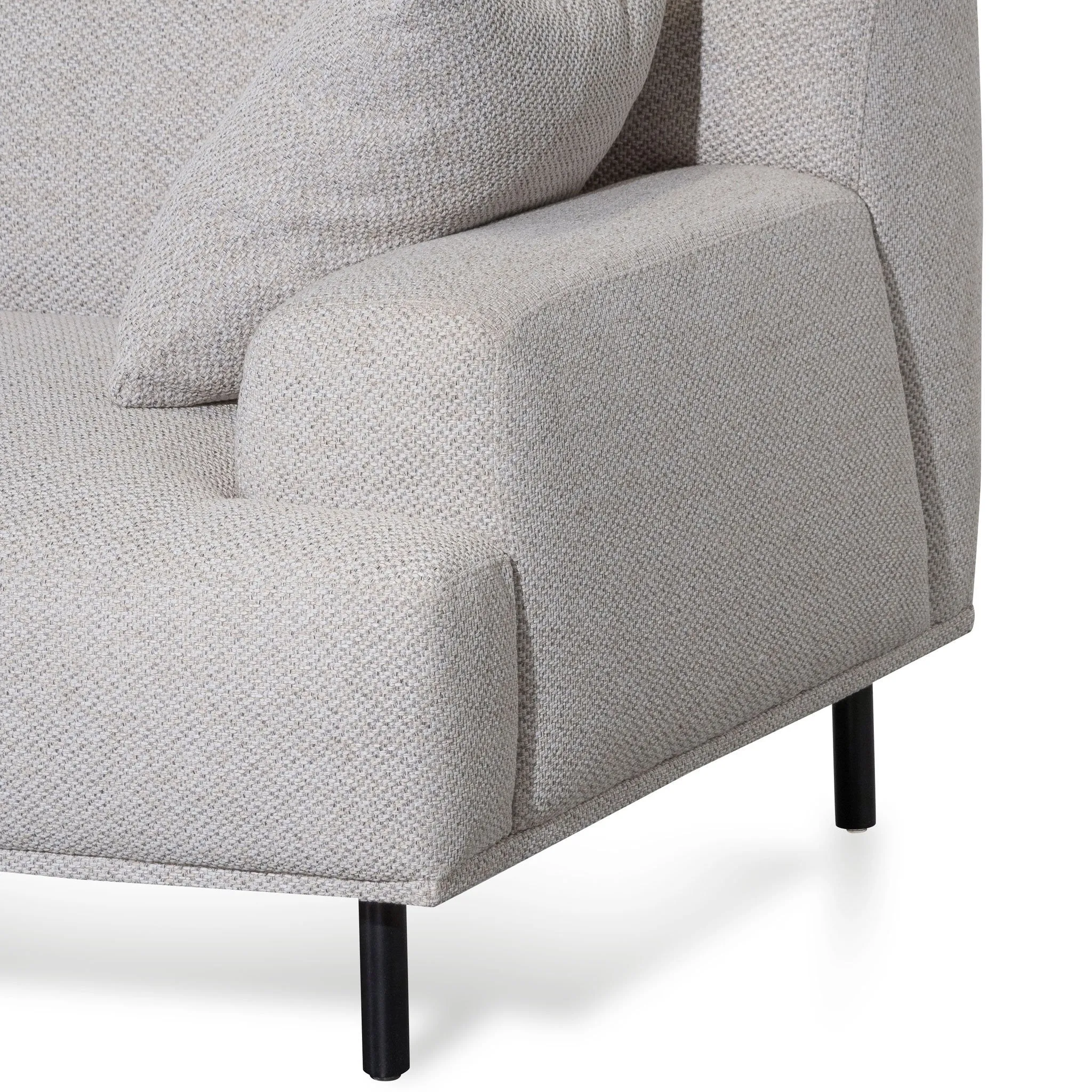 Jasleen Left Chaise Sofa - Sterling Sand