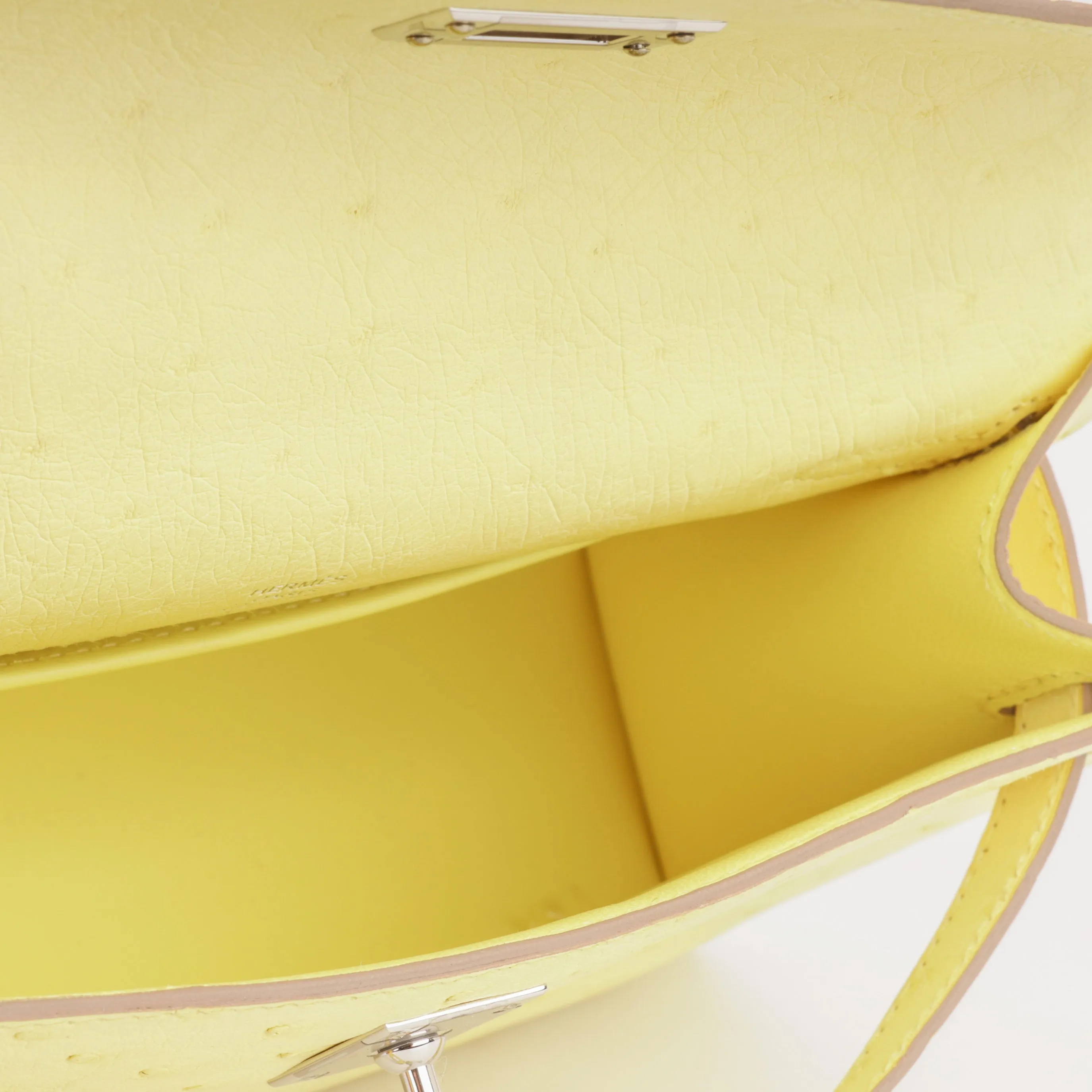 Kelly Pochette - Limoncello Ostrich