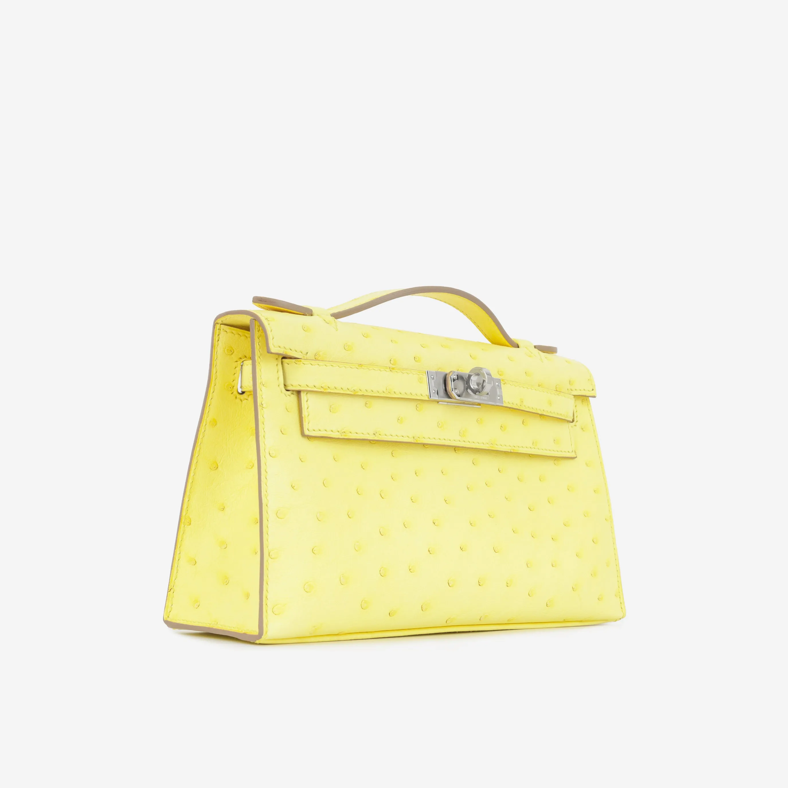 Kelly Pochette - Limoncello Ostrich