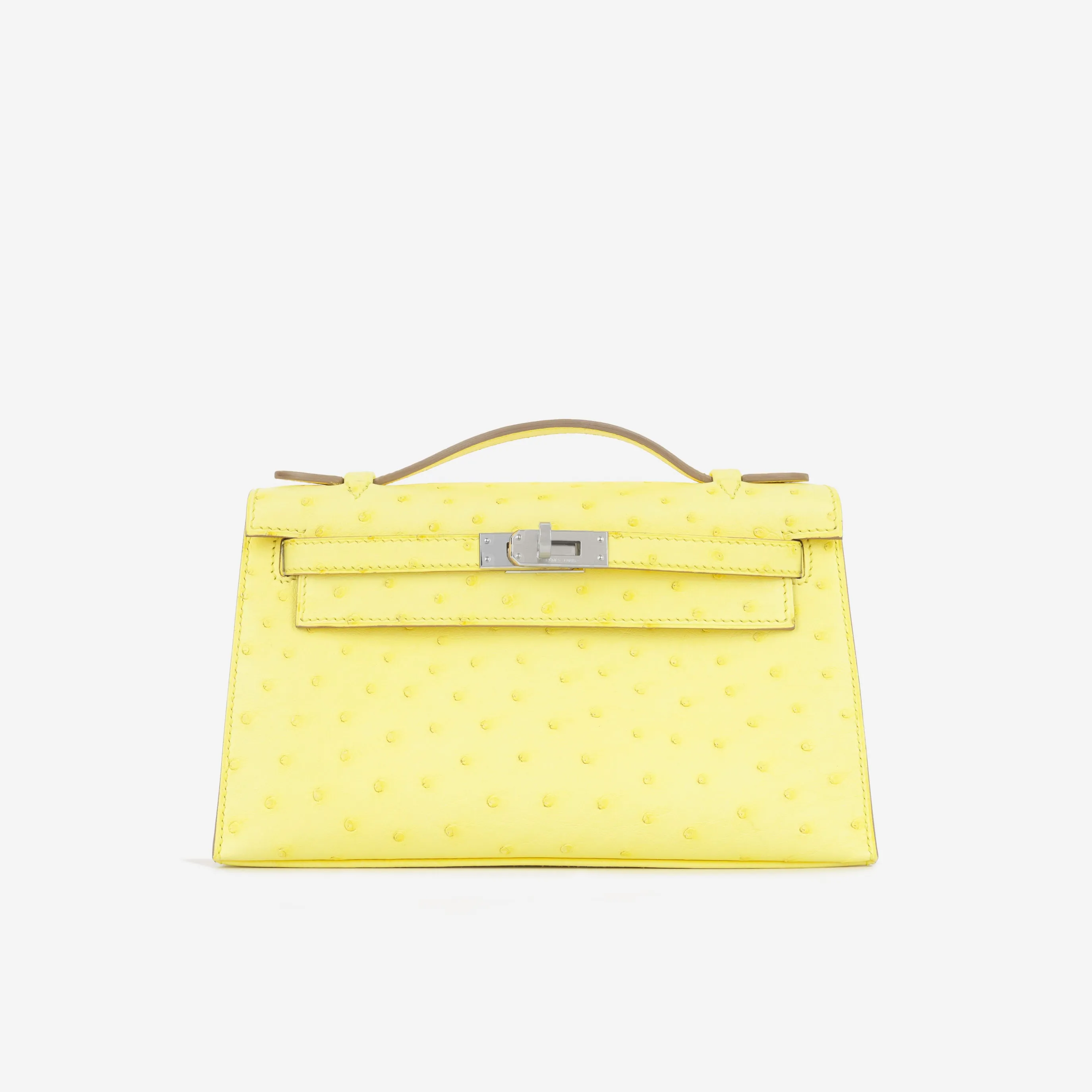 Kelly Pochette - Limoncello Ostrich