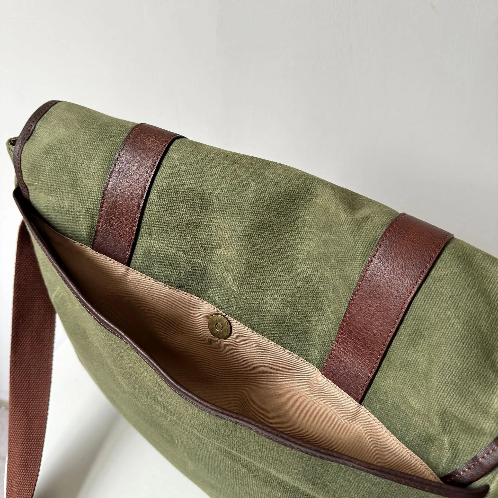Laptop Bag, Maxwell Waxed Canvas  Messenger Bag