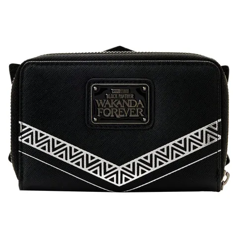 LF Marvel Black Panther Wakanda Forever ZipAround Wallet
