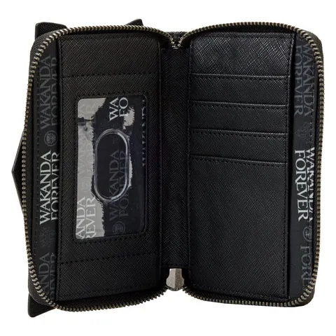 LF Marvel Black Panther Wakanda Forever ZipAround Wallet