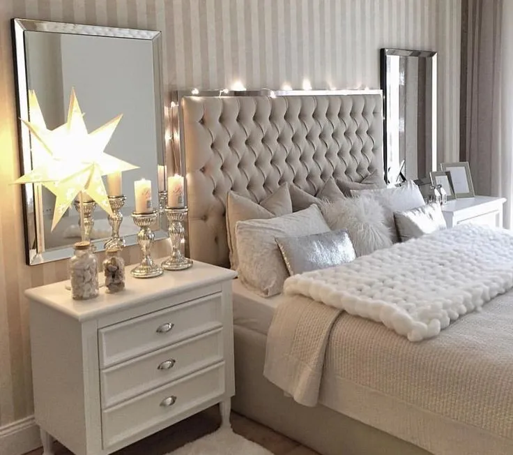Libano Luxurious Linen Upholstered Bed Frame – Beige