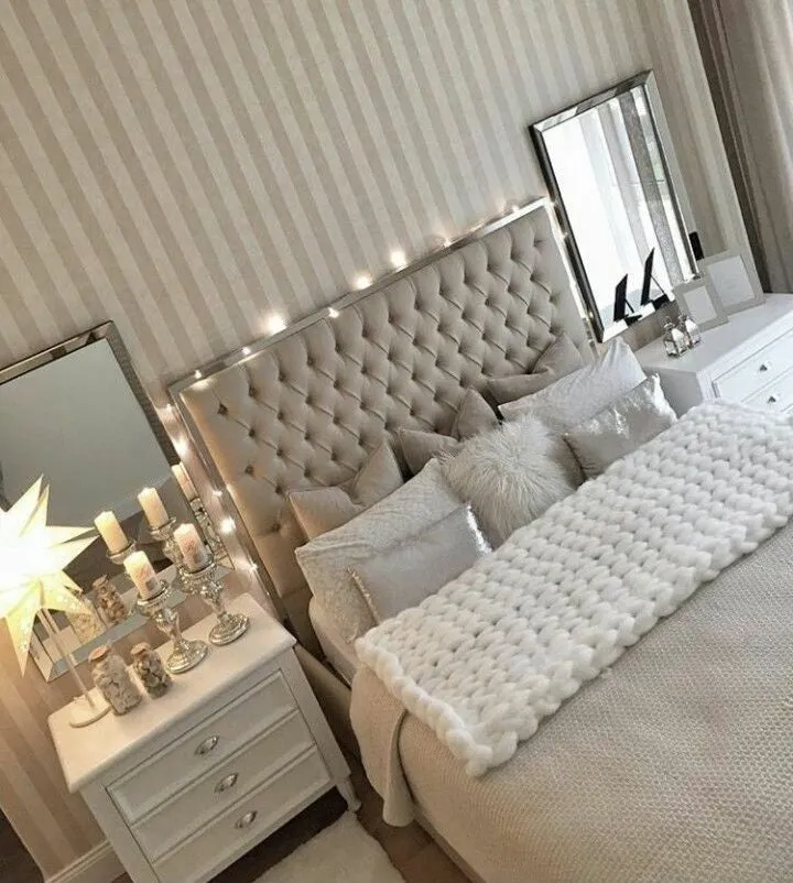 Libano Luxurious Linen Upholstered Bed Frame – Beige