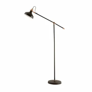 Luca Metal Floor Lamp Black | White | Grey