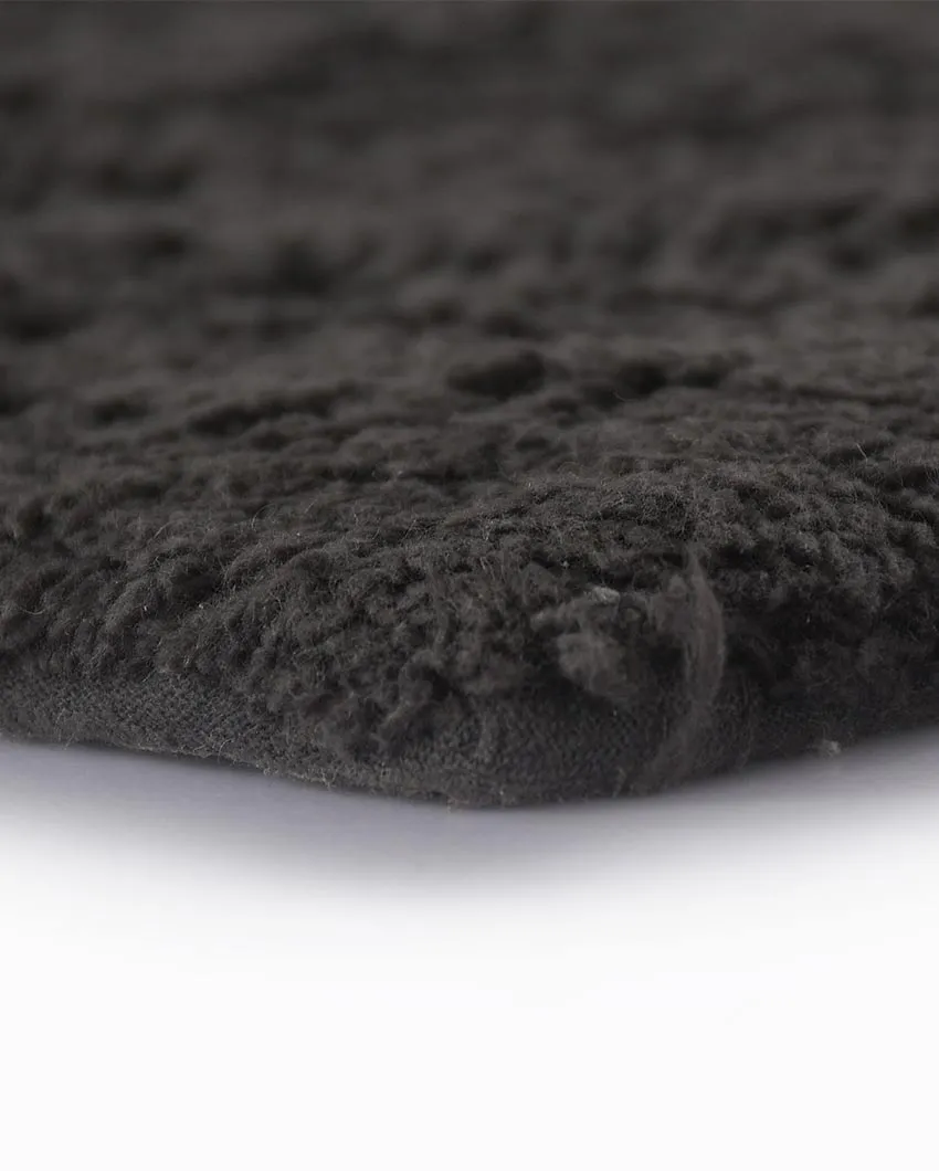 Luxurious Contour Tufted Cotton Bathmat Set | Multiple Colors