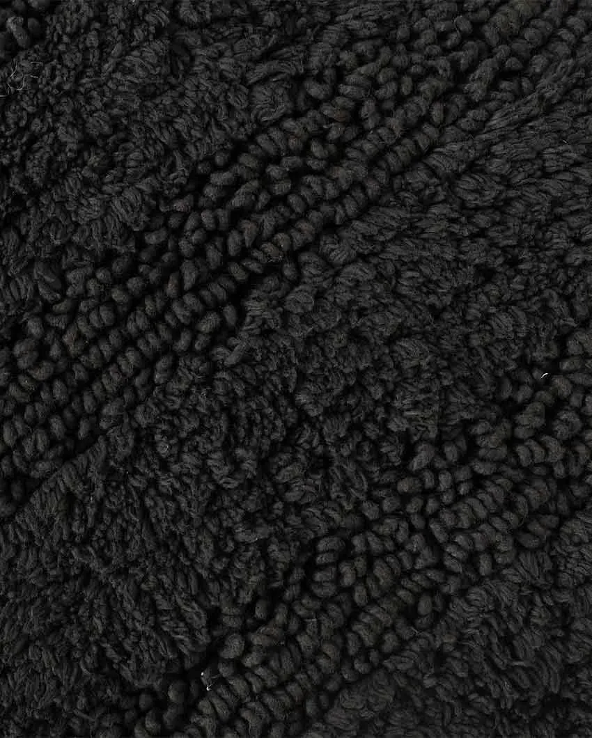 Luxurious Contour Tufted Cotton Bathmat Set | Multiple Colors