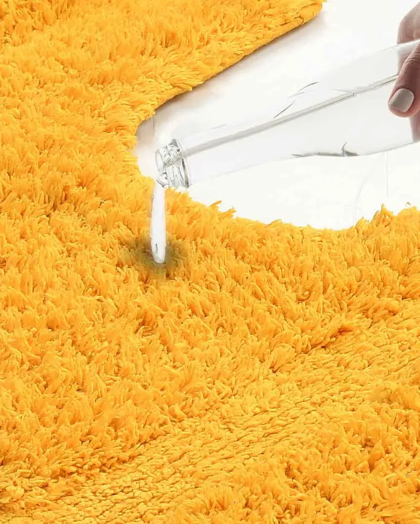Luxurious Contour Tufted Cotton Bathmat Set | Multiple Colors