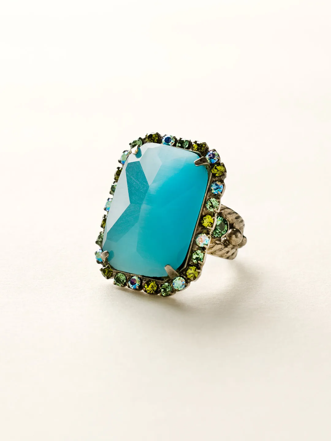 Luxurious Emerald-Cut Cocktail Ring - RBT69ASOC