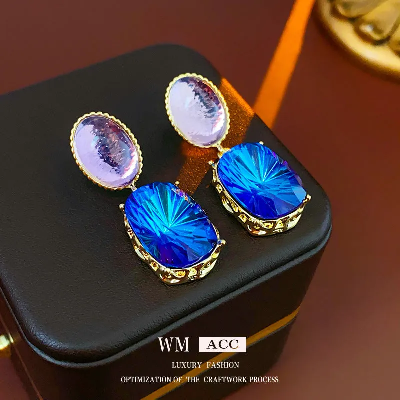Luxurious Round Geometric Plastic Electroplating Earrings