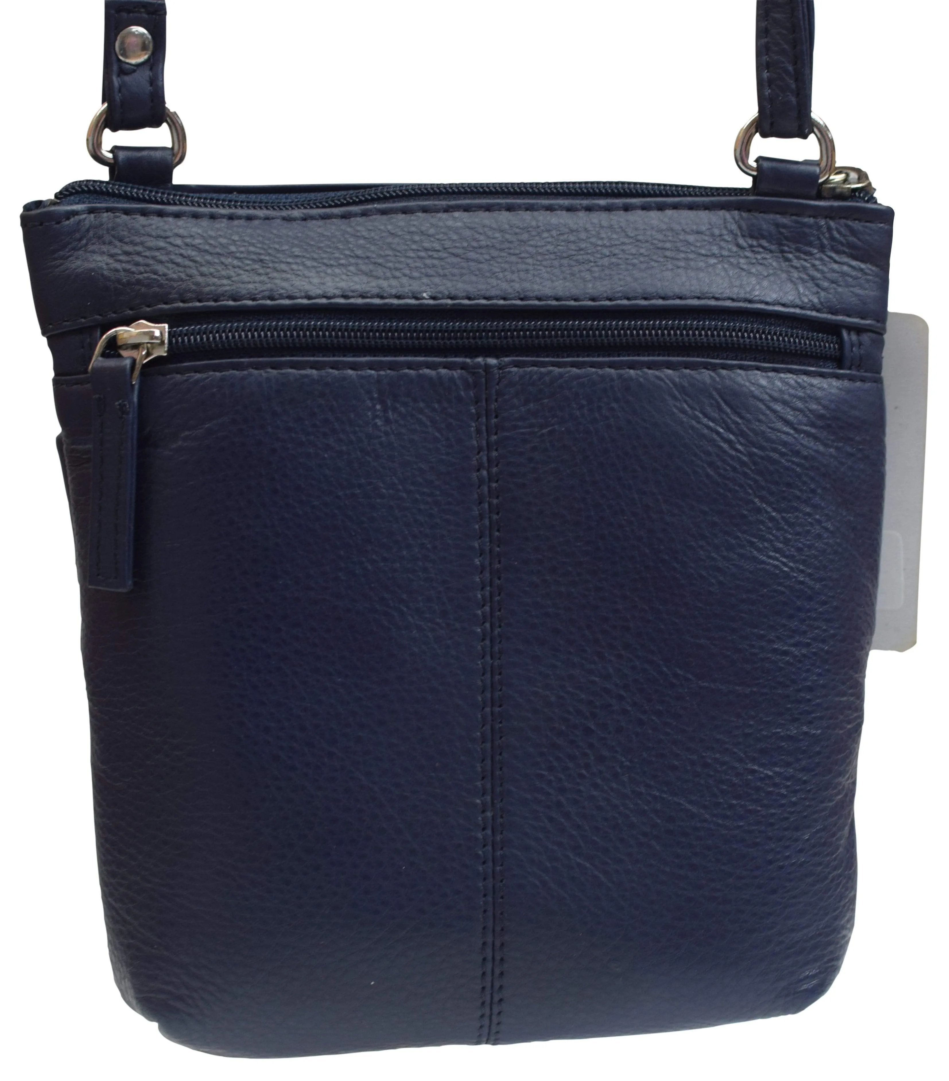 Luxury Womens Zipper Purse Handbag Genuine Leather Ladies Crossbody Shoulder Bag