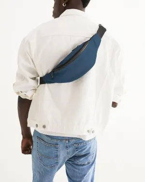 Medium Dark Blue Belt Bag | Medium Dark Pastel Blue | C60M30Y0K60