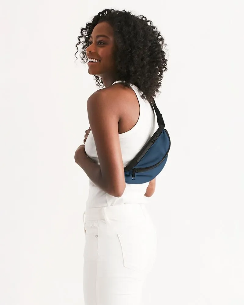Medium Dark Blue Belt Bag | Medium Dark Pastel Blue | C60M30Y0K60