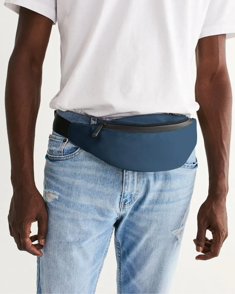 Medium Dark Blue Belt Bag | Medium Dark Pastel Blue | C60M30Y0K60