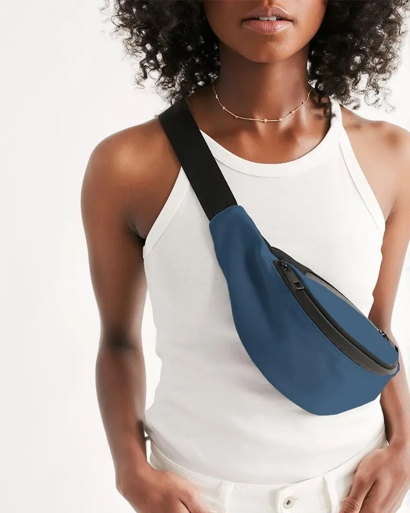 Medium Dark Blue Belt Bag | Medium Dark Pastel Blue | C60M30Y0K60