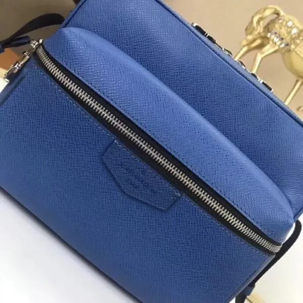 Men&#8217;s Outdoor Messenger Shoulder Bag M33435 Blue 2018