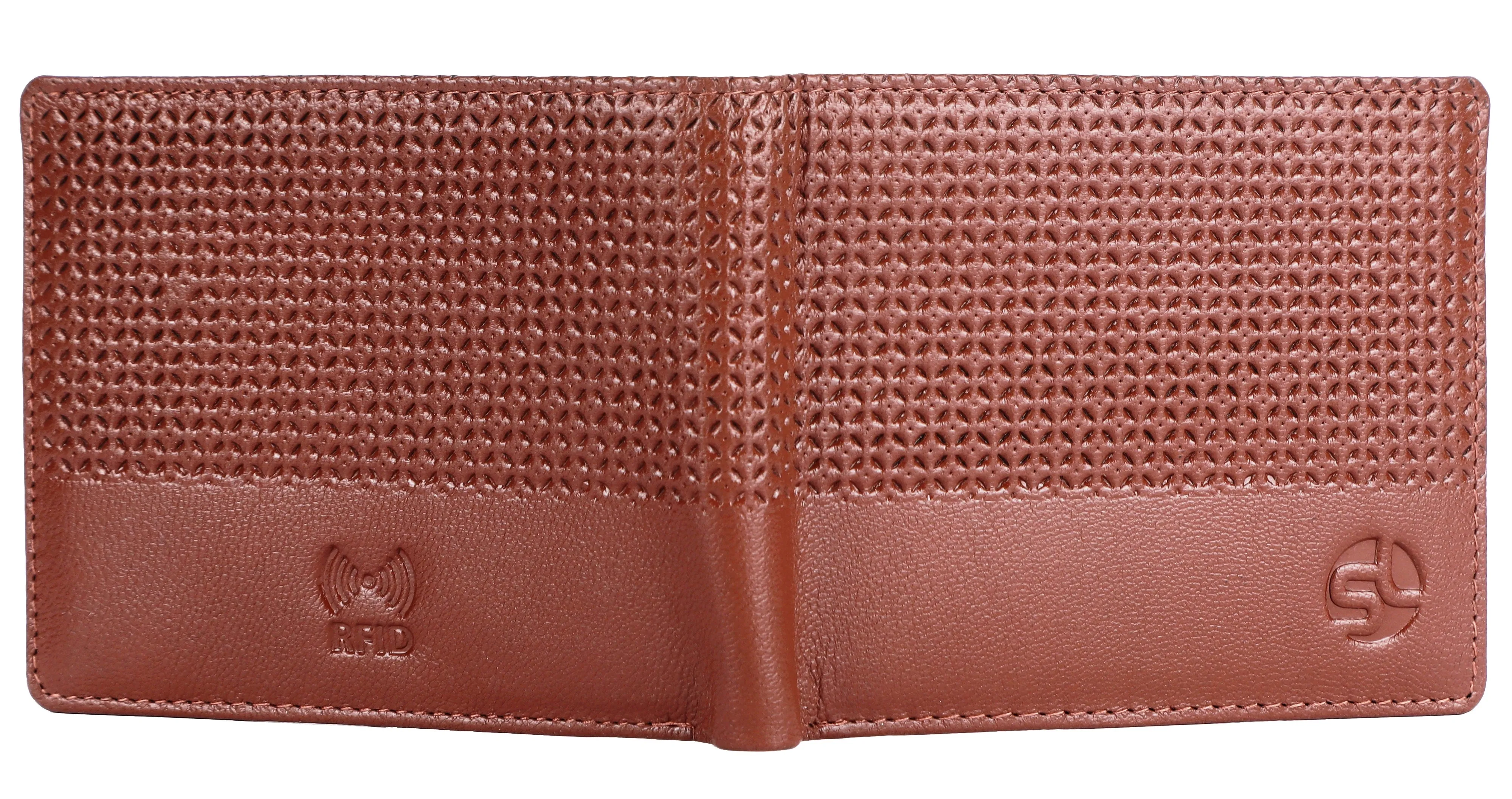 MENS LEATHER WALLET (RFID) 93705 (TAN)