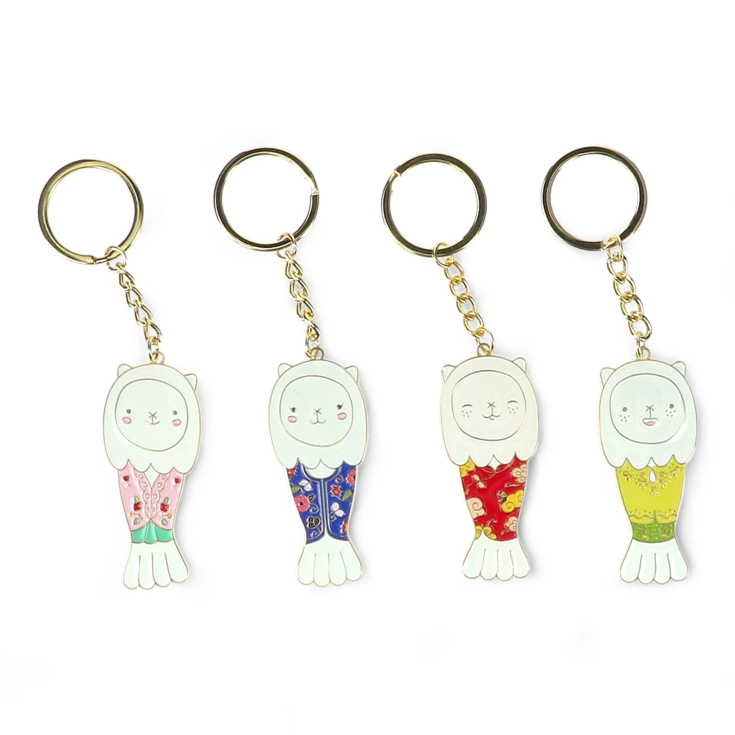 Merlion Outfit Keychain (SG Girl Kebaya)